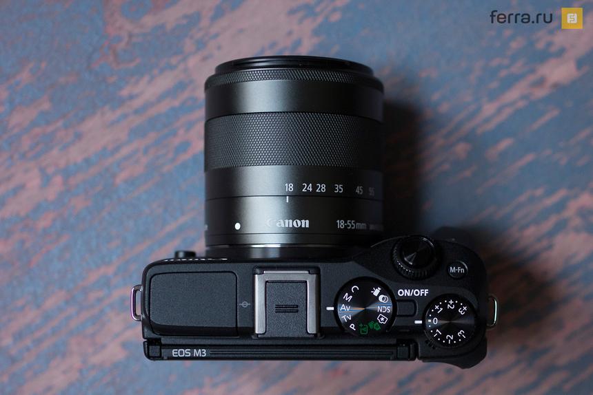 Верхняя панель Canon EOS M3