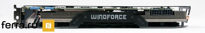 GIGABYTE GeForce GTX 980 Ti G1 Gaming SOC, вид сверху