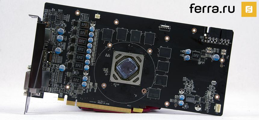 Печатная плата MSI R9 380 GAMING 2G