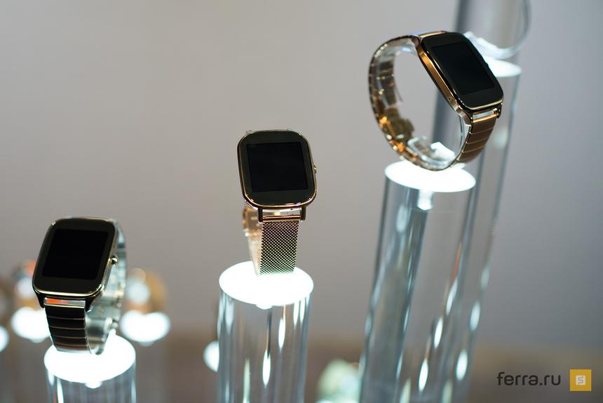 ASUS ZenWatch 2 с металлическими браслетами