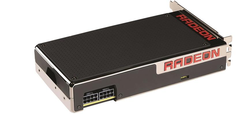 AMD Radeon R9 Fury X, вид сверху