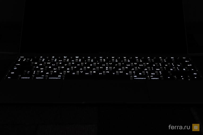 Подсветка клавиатуры Apple MacBook
