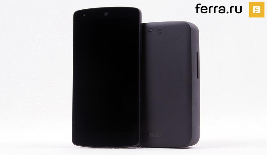 TOSHIBA Canvio AeroCast в сравнении с LG Google Nexus 5