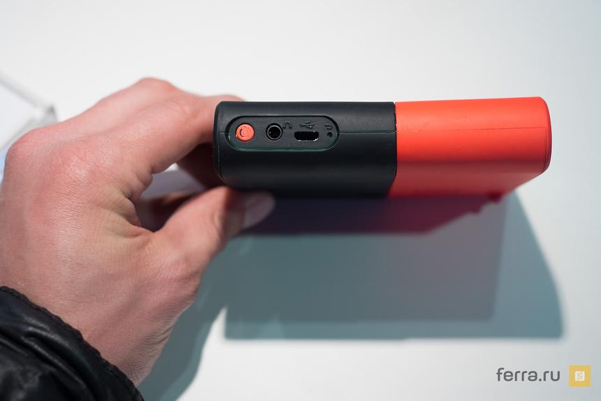 Разъемы на корпусе Lenovo Pocket Projector