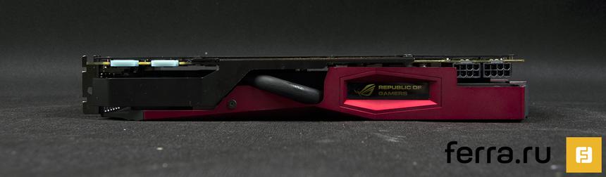 ASUS GeForce GTX 980 MATRIX Platinum, вид сверху