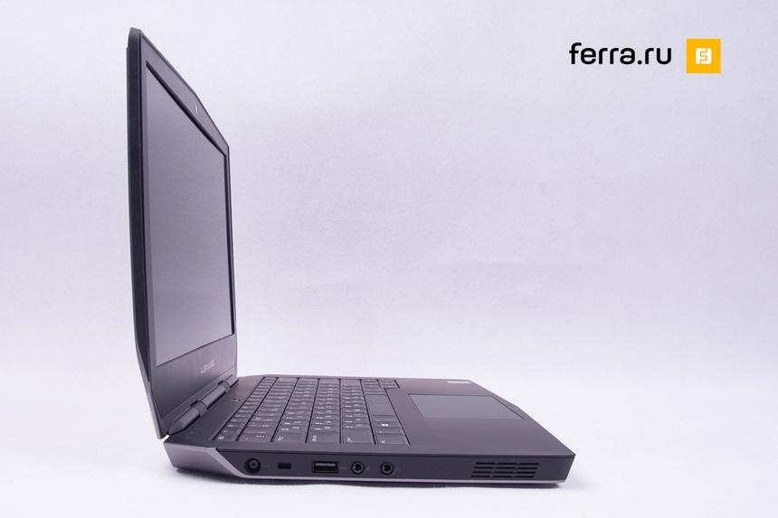 Dell Alienware 13, вид сбоку