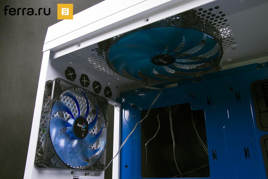 Aerocool GT-S White Edition, вентиляторы
