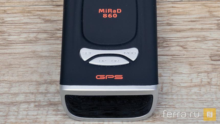 Кнопки управления Mio MiRaD 860