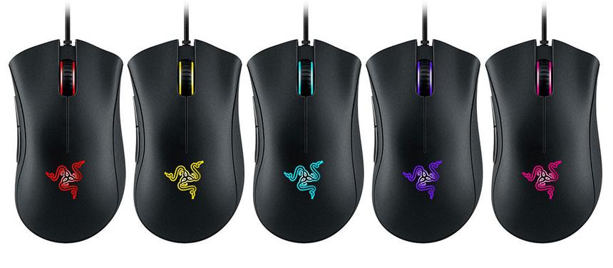 Пять разных мышей? Нет, всего одна Razer Deathadder Chroma