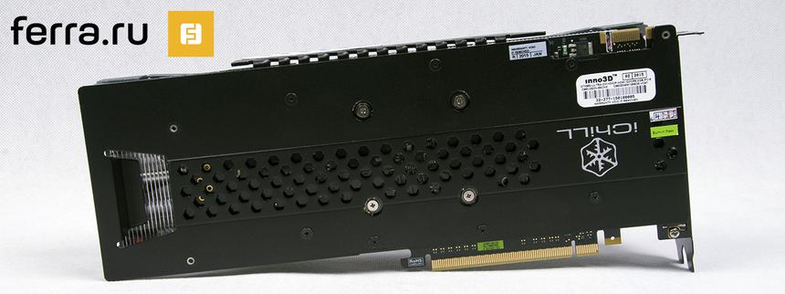 Inno3D iChill GeForce GTX 960 Ultra, оборотная сторона