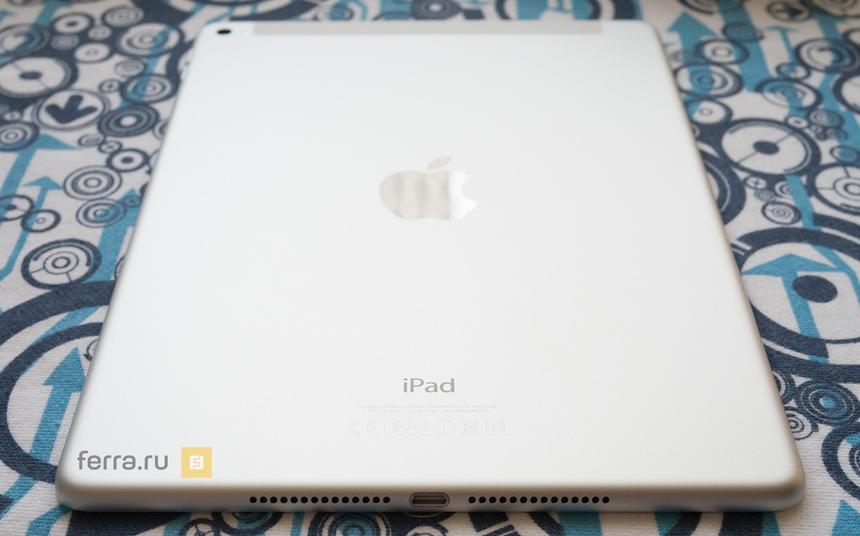 Нижний торец корпуса iPad Air 2