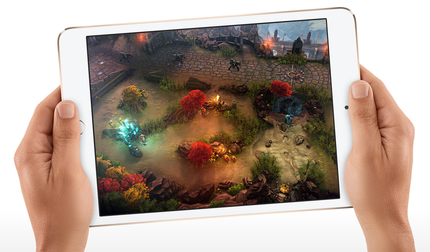 Apple iPad mini 3 в игровом режиме