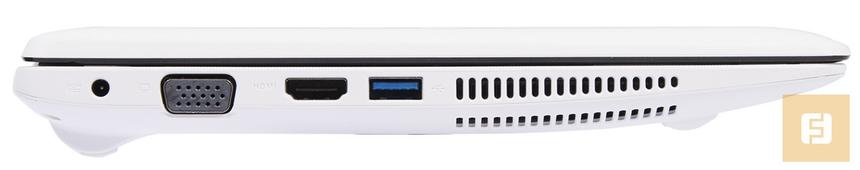 Левая грань ASUS X200CA