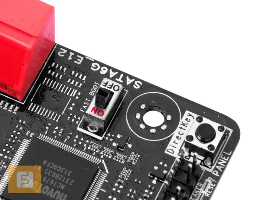 Тумблер Fast boot и клавиша DirectKey