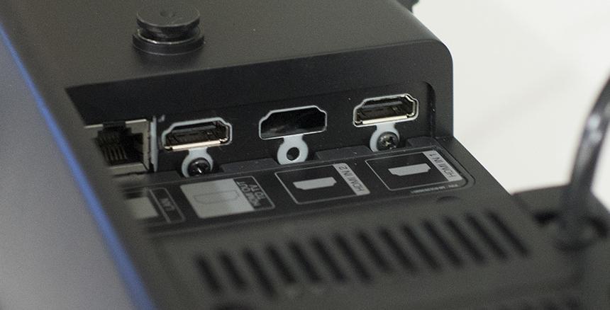 Разъемы на задней стороне корпуса LG BB5430A