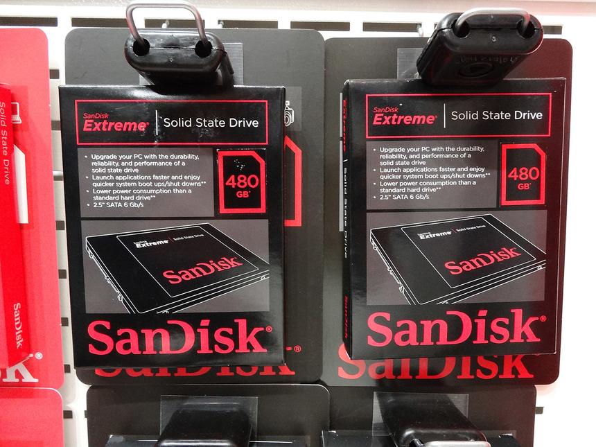 2,5 дюймовые SSD серии Extreme от SanDisk