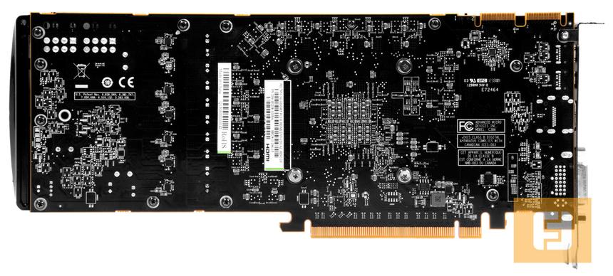 Печатная плата SAPPHIRE HD 7950 MAC Edition, оборотная сторона