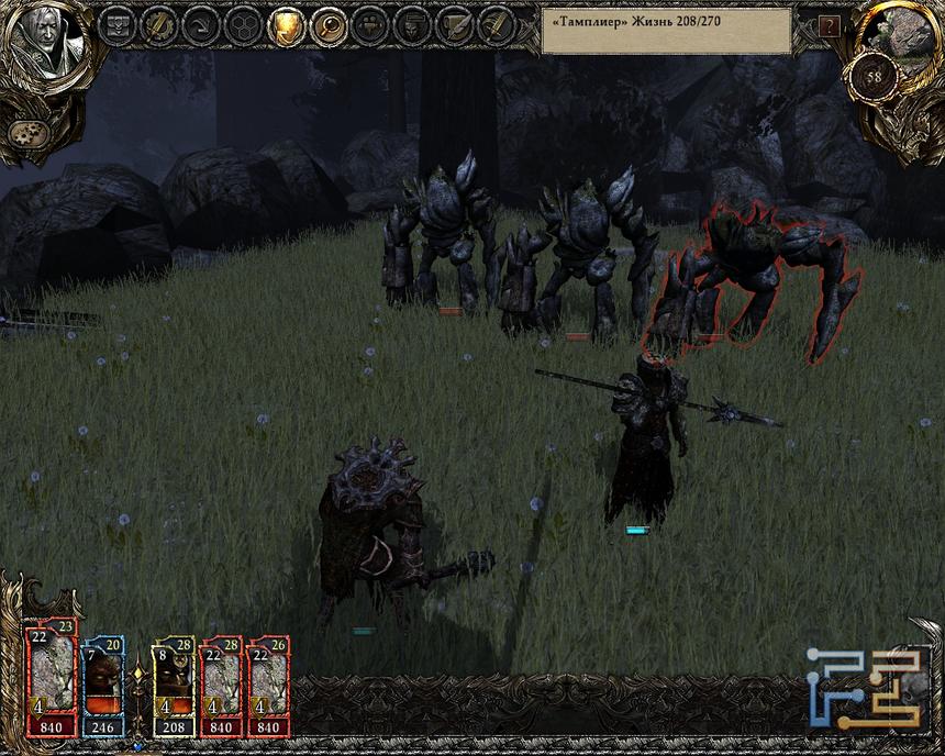 У каменных големов повышенная сопротивляемость к большинству видов атак