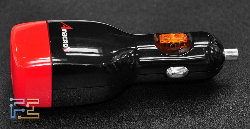Автомобильное зарядное устройство Amacrox для USB устройств