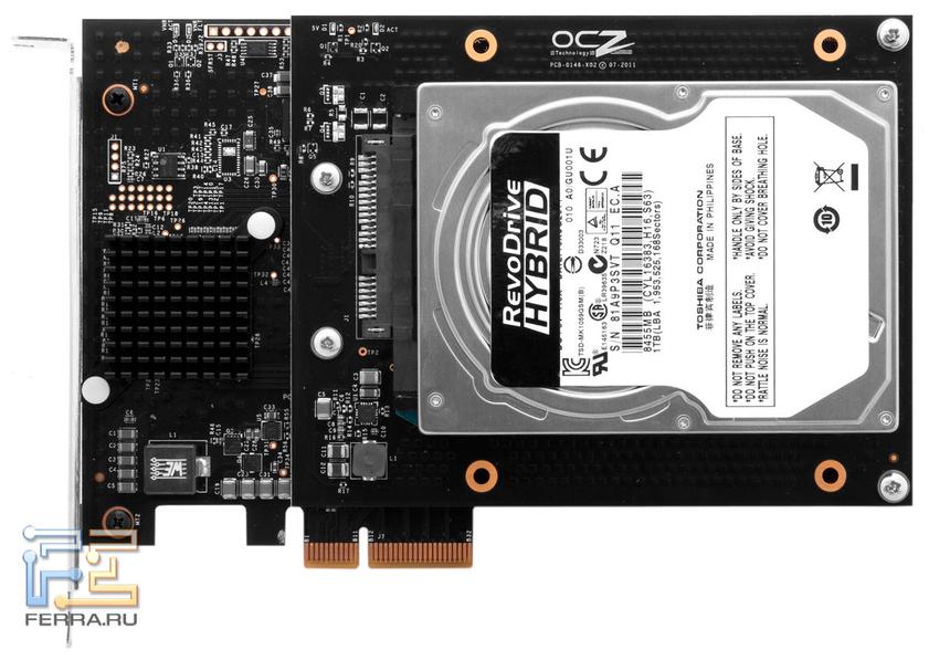 Жесткий диск Toshiba на плате-переходнике