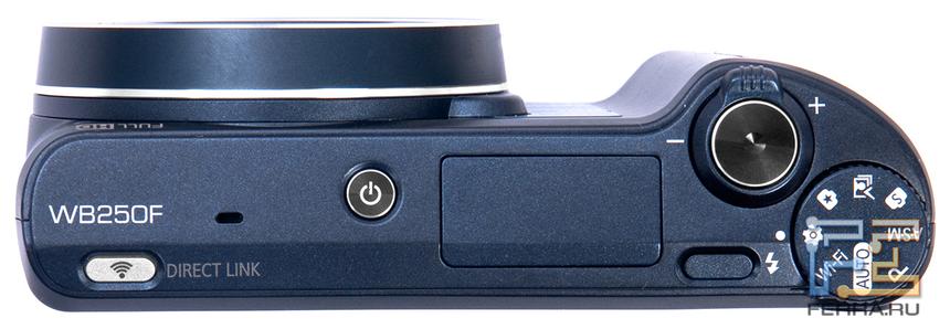 Верхняя сторона корпуса Samsung WB250F