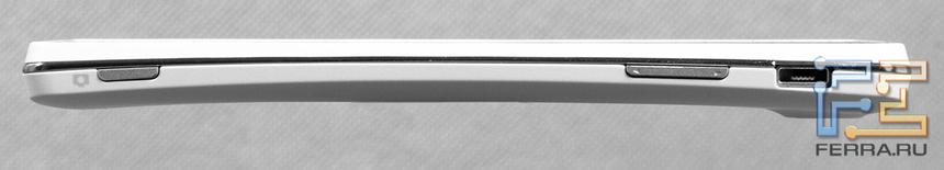 Правая боковая грань корпуса Sony Xperia TX