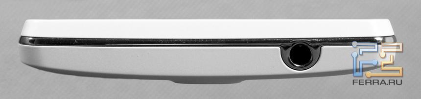 Верхний торец корпуса Sony Xperia TX