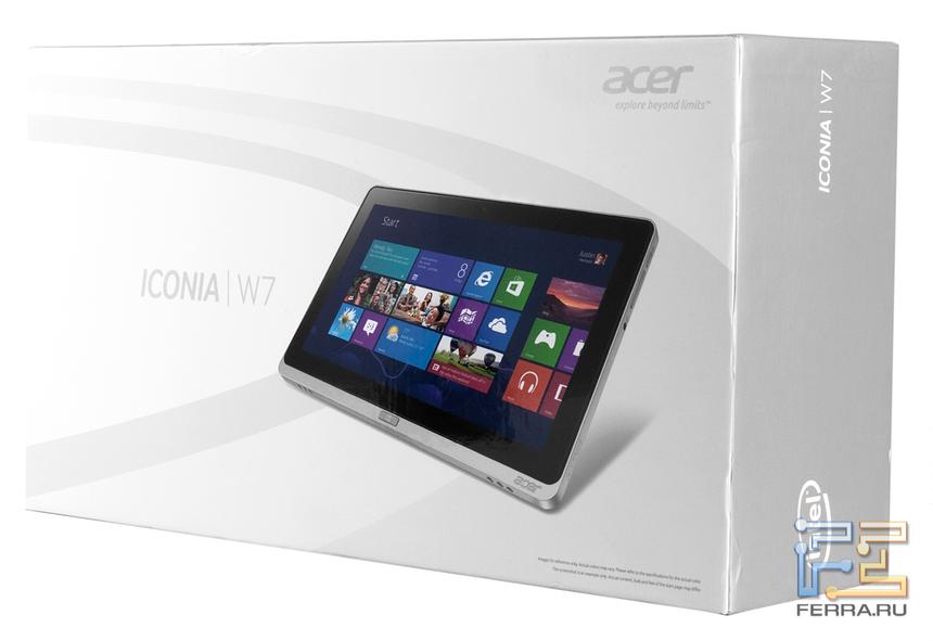 Коробка Acer ICONIA W7