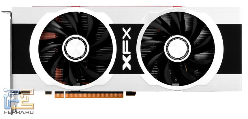 Видеокарта XFX HD 7970, вид сверху