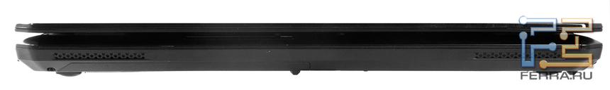 Передняя грань ноутбука MSI GX60