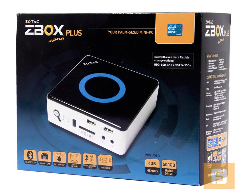 Упаковка ZOTAC ZBOX PLUS NANO ID65