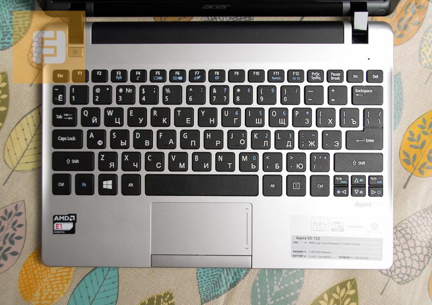 Рабочая панель Acer Aspire V5-123