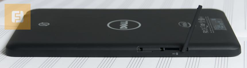 Разъём для карт памяти на правой грани Dell Venue 7 3730