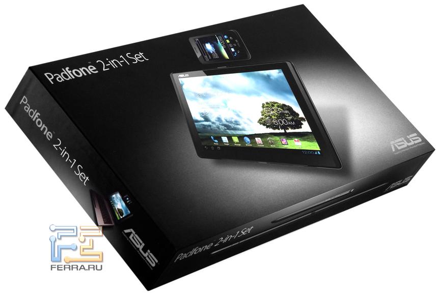 Коробка с набором 2-в-1: Padfone + Padfone Station