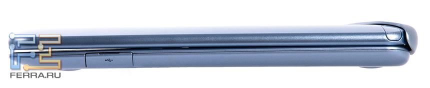 Правый торец Samsung ATIV Smart PC 500T1C-H01: USB, перо S Pen