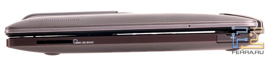 Левая грань ASUS Padfone Station Dock