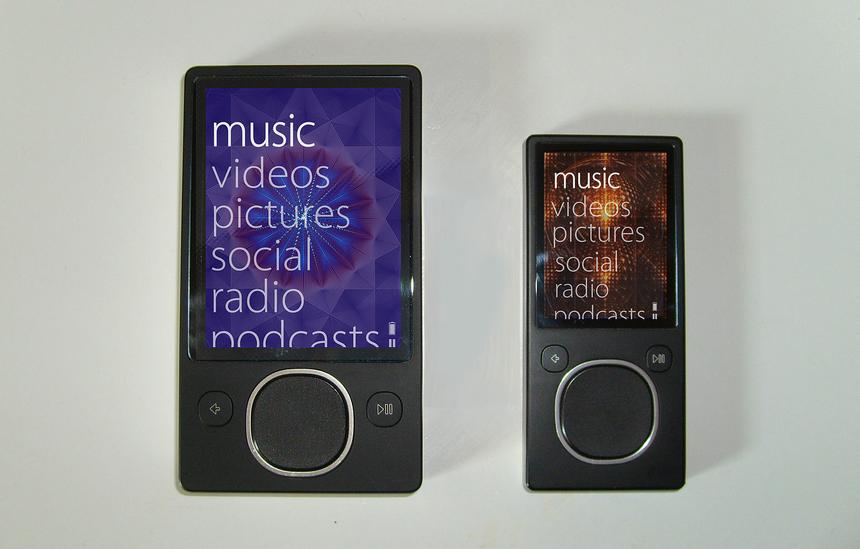 Плееры Zune – запоздалая реакция на популярность iPod