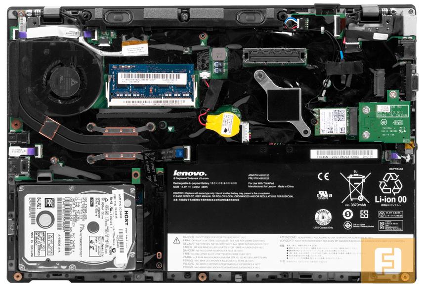 Lenovo ThinkPad T431s без нижней панели