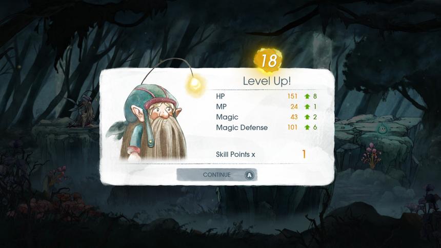 При достижении нового уровня каждый герой автоматически получает бонус ко всем основным параметрам и одно очко для улучшения навыков по усмотрению игрока