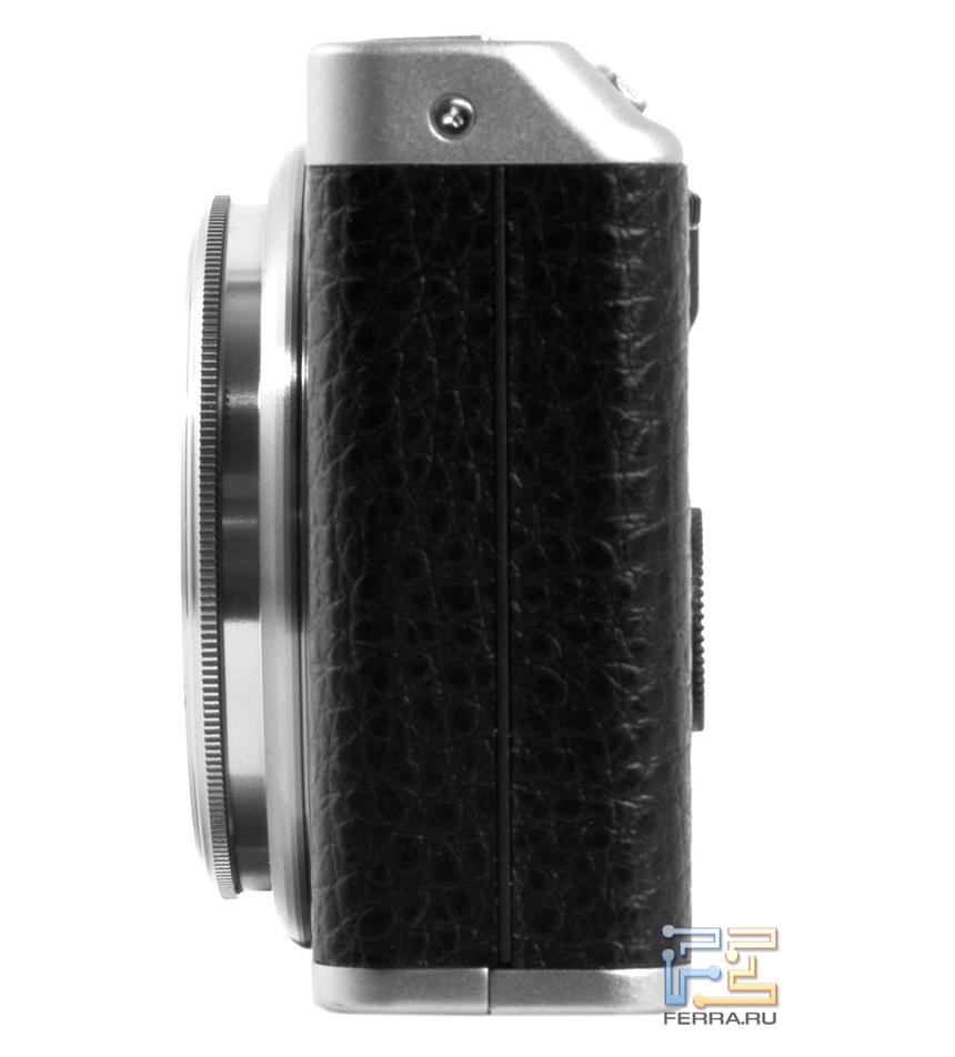 Левая боковая грань корпуса Fujifilm XF1