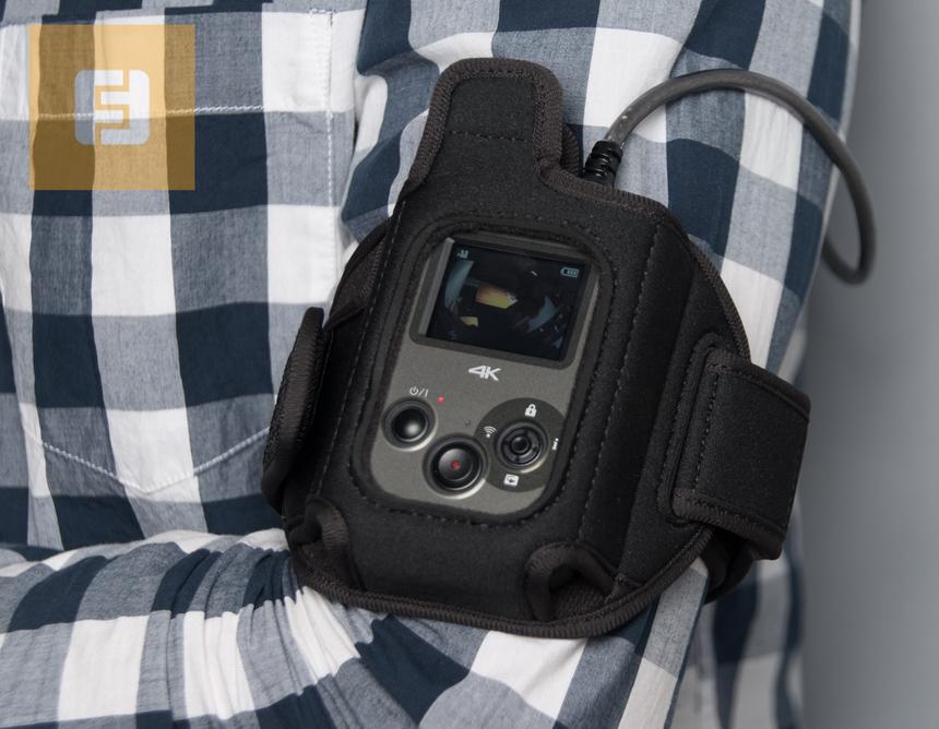 Дисплей Panasonic HX-A500 в активном режиме