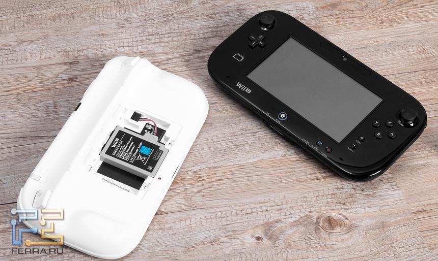 Nintendo Wii U Gamepad со снятой крышкой