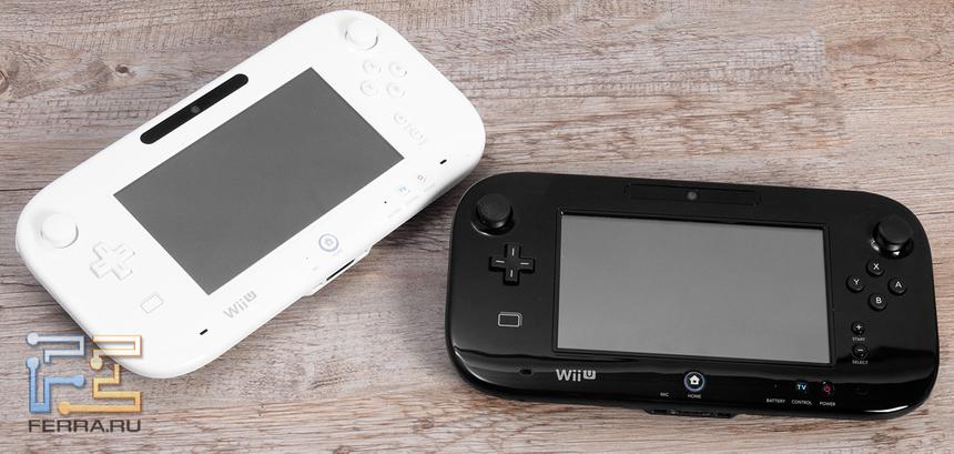 Nintendo Wii U в белом и черном цвете