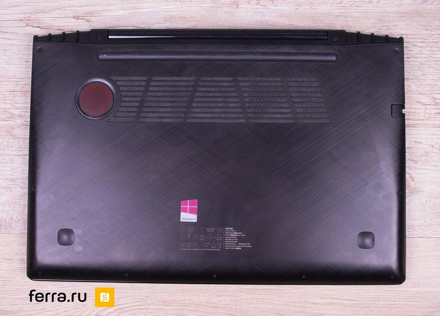 Нижняя грань Lenovo IdeaPad Y50-70