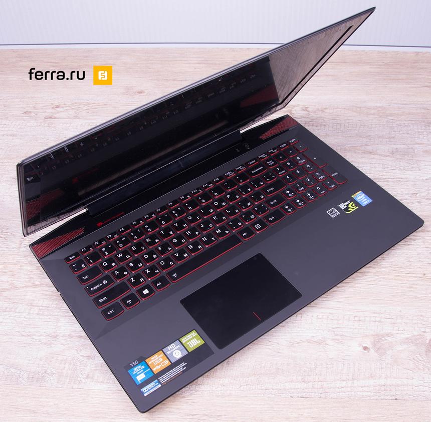 Открытый Lenovo IdeaPad Y50-70