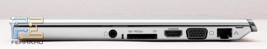 Sony VAIO T11. Вид сбоку