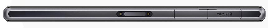 Левый торец корпуса Sony Xperia Z1