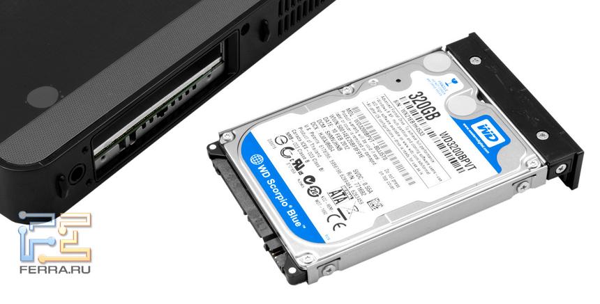 Отсек для извлечения жесткого диска из ASUS EeeBox PC EB1007P