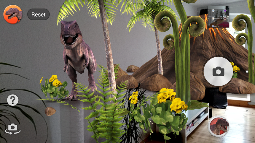 Пример работы режима AR Effect на Sony Xperia Z1