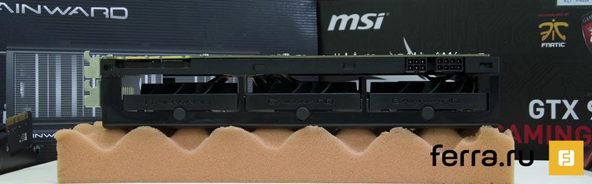 GAINWARD GeForce GTX 980 PHANTOM (NE5X980H14G2-2042P), вид сверху